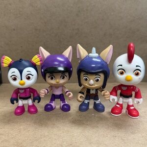 Nickelodeon Hasbro Nick Jr Top Wings Figures | Lot Of 4